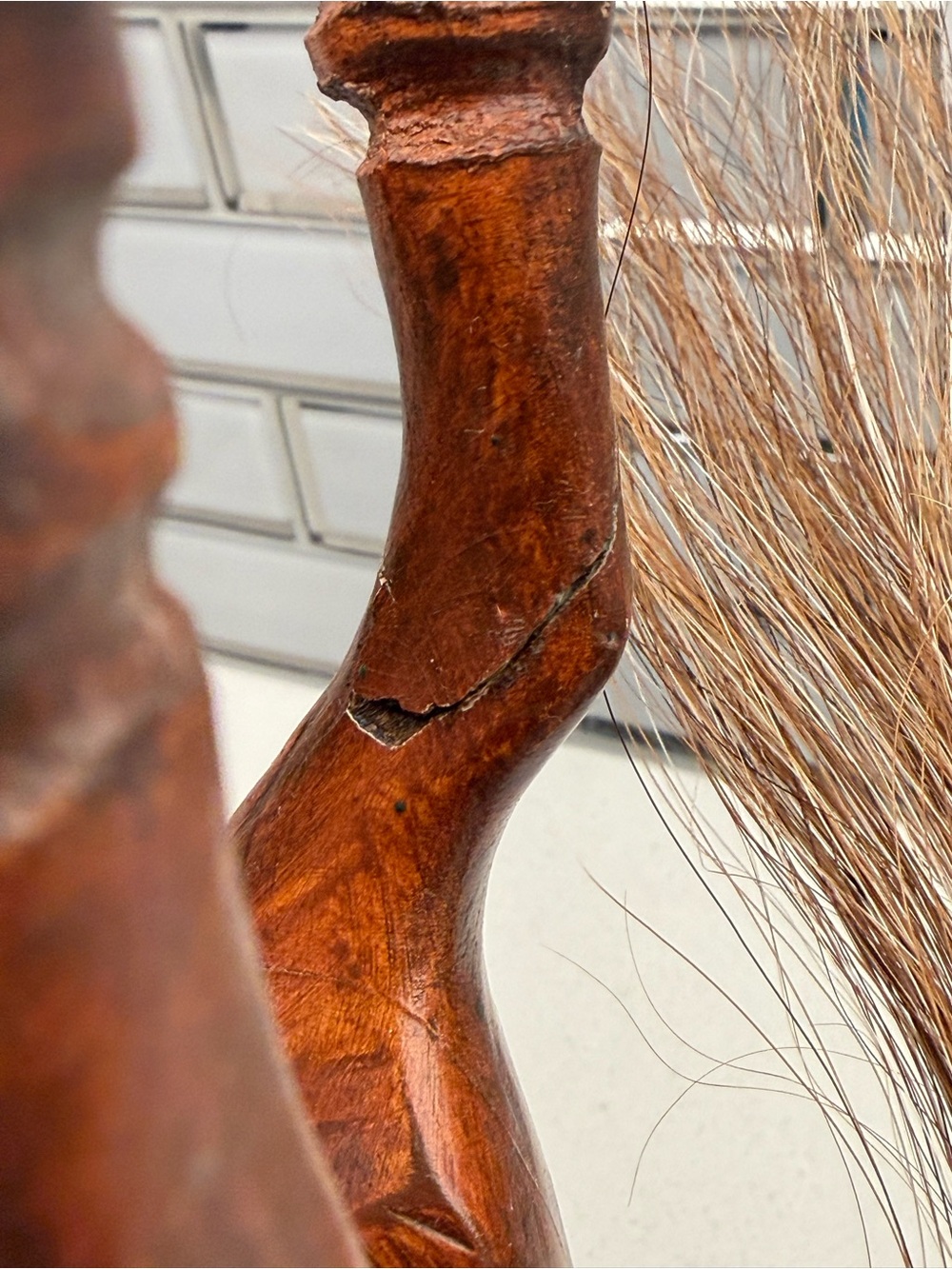 Vintage Sarreid Hand-carved Wooden Rocking Horse Made in Spain - Picture 14 of 17